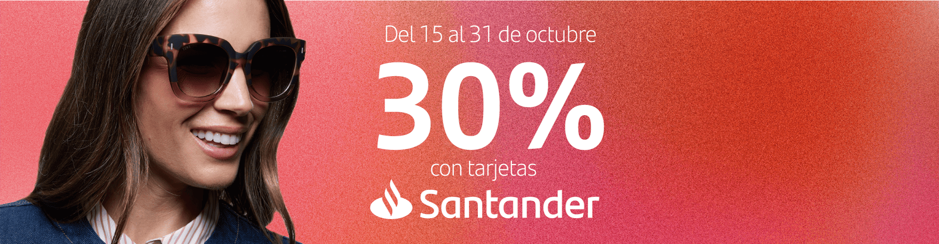 DESCUENTOS SANTANDER 30 OFF OCTUBRE