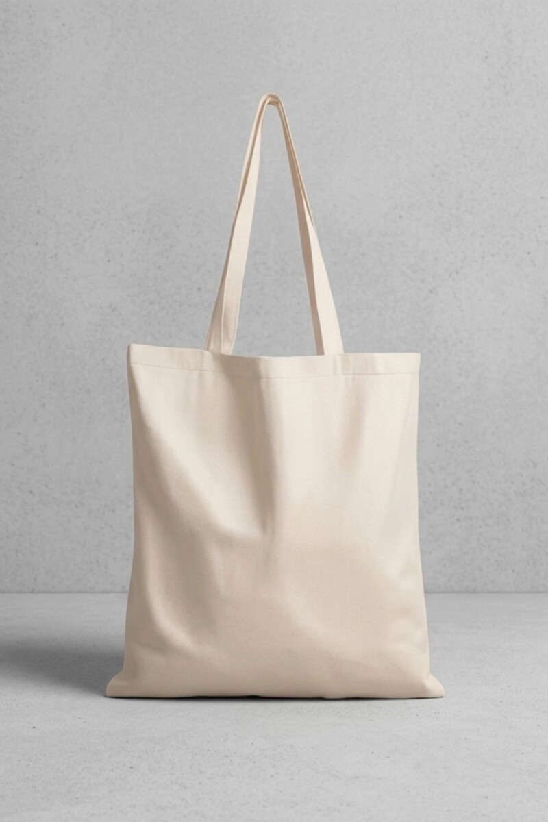 Bolsa de algodón 38 x 42 cm - Blanco 