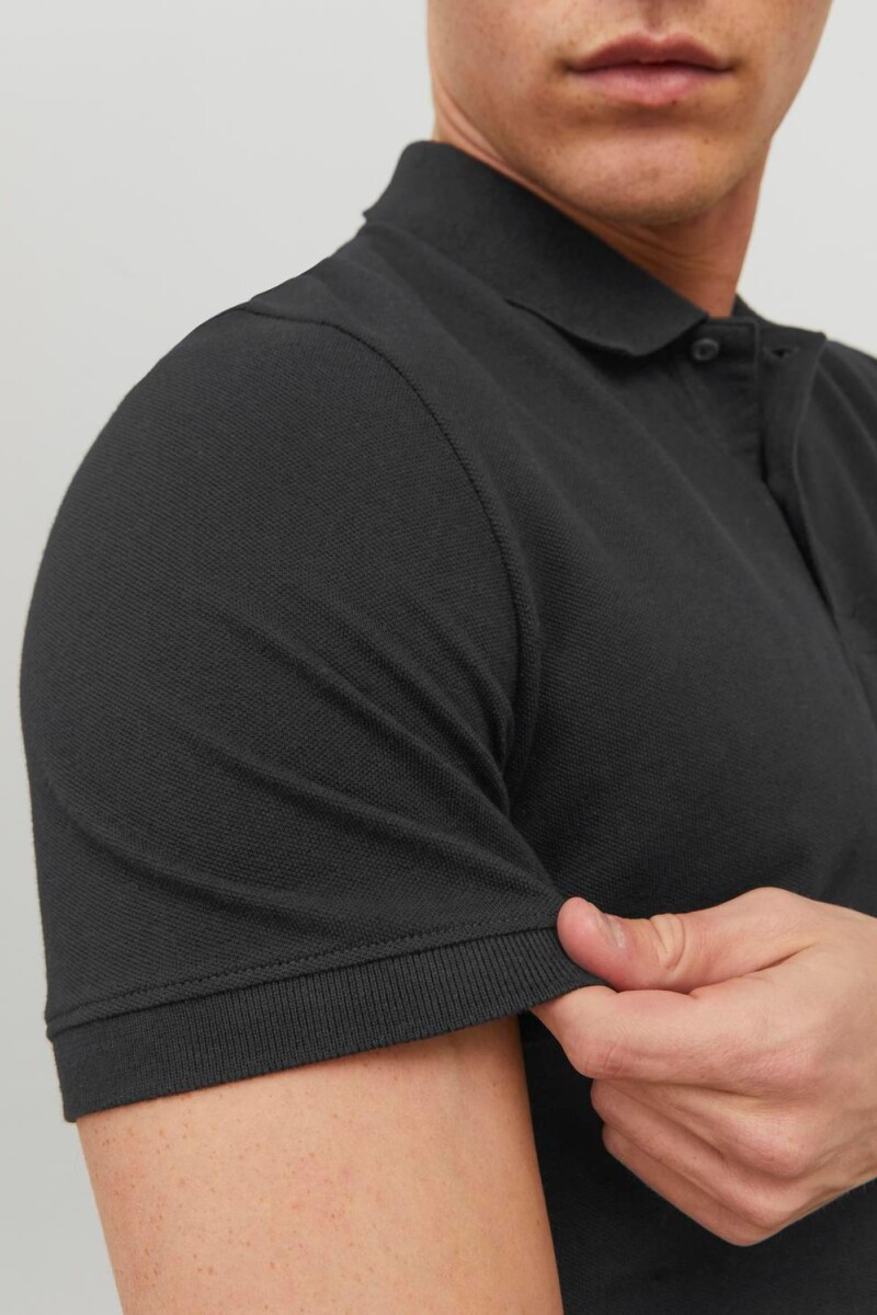 Polera Polo Basic Black