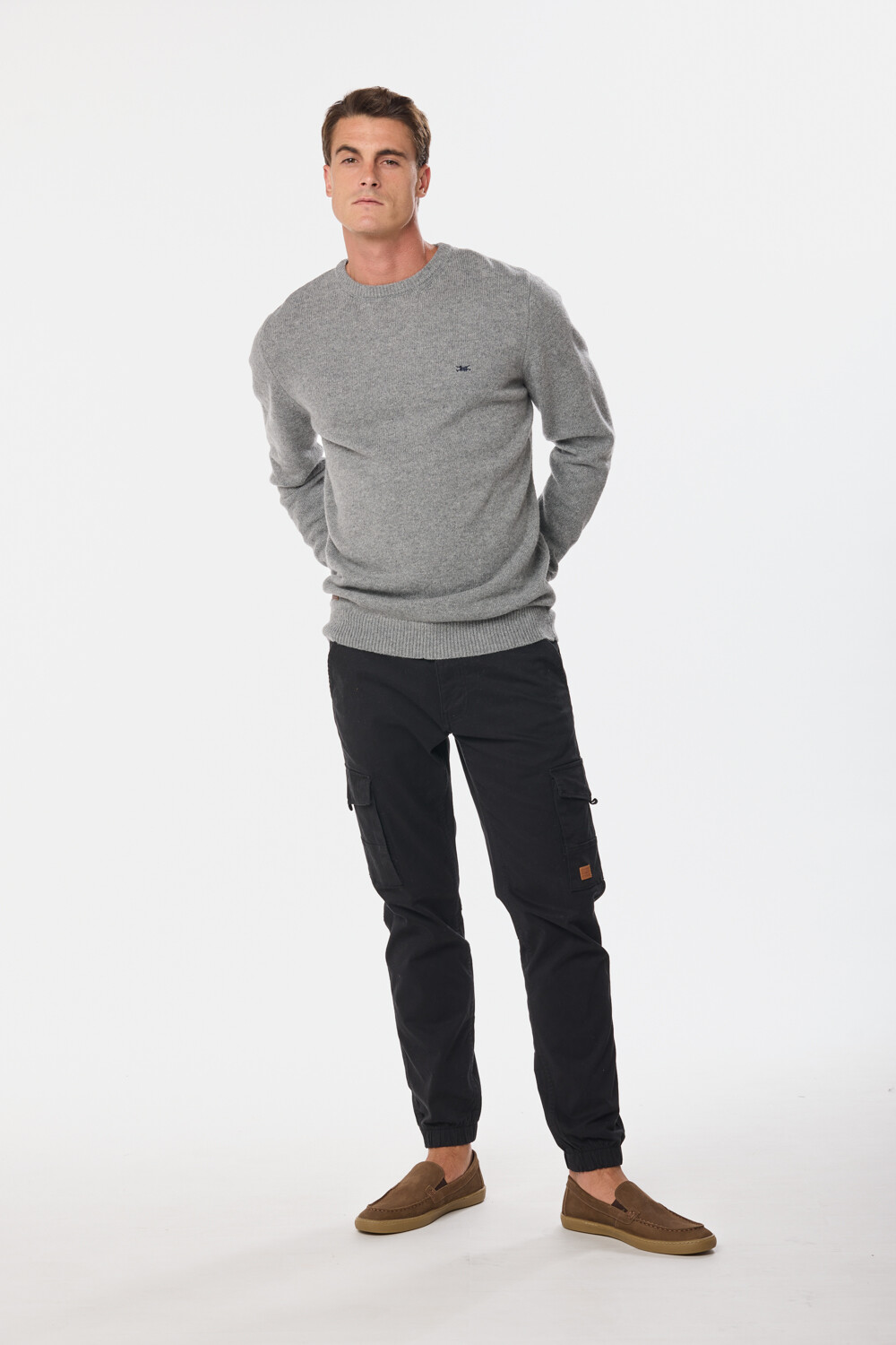 PANTALÓN CARGO Negro