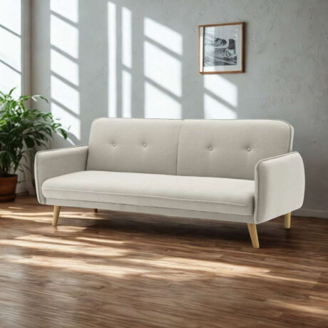 Sillon Cama Miza en Tela Gris