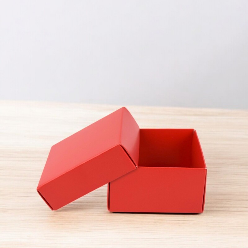 Caja 02 - 8x8x4,5 cm. ROJO