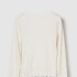 V-JPN LS LOGO RIB TEE IVORY FROST