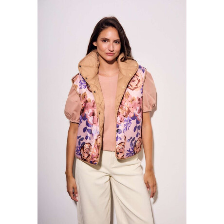 Chaleco Reversible Camel