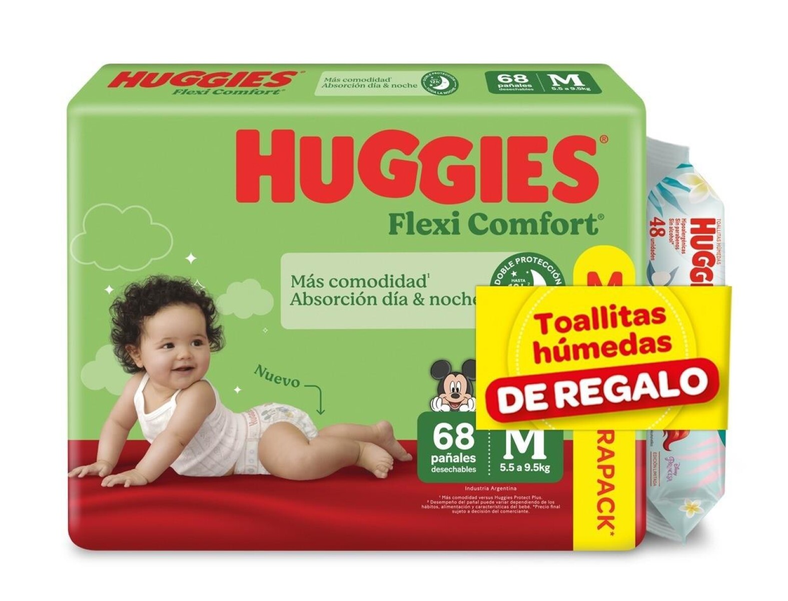 HUGGIES FLEXI COMFORT M X 68 