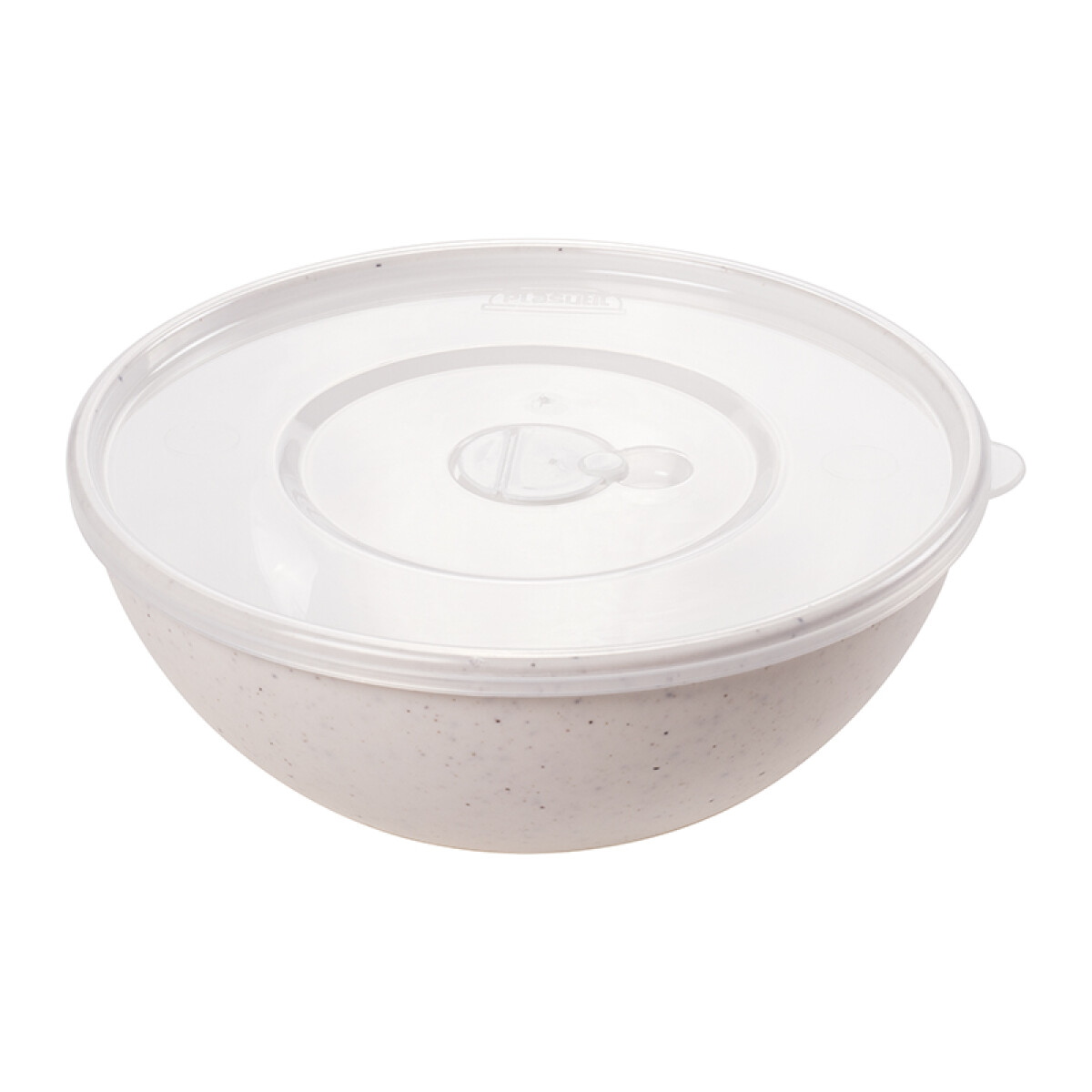 Bowl Plástico Gourmet con Tapa 1.4 L - MARMOL 