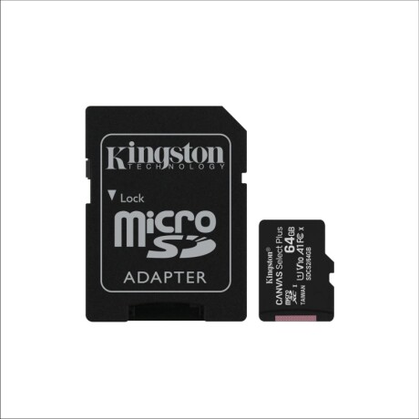 Memoria MicroSDXC Kingston SDCS2 64GB con adaptador Clase 10 Memoria MicroSDXC Kingston SDCS2 64GB con adaptador Clase 10