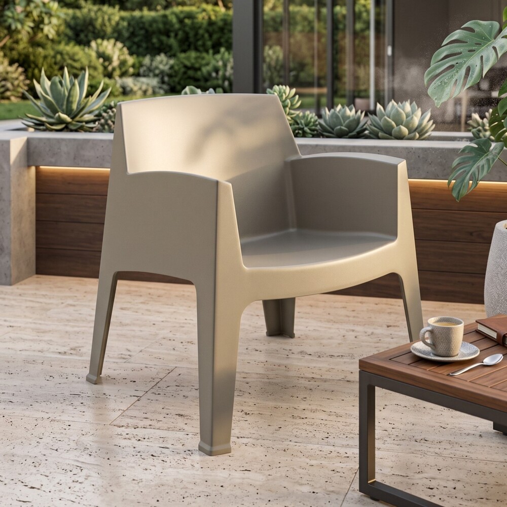 Set de Jardín Mesa + 2 sillas - Magna Master Marrón