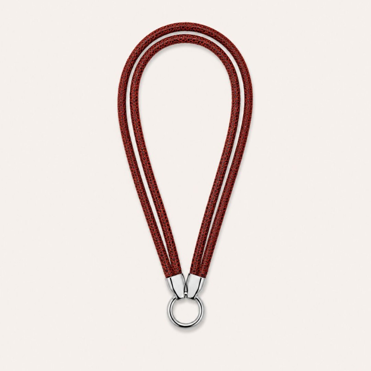 Collar Cuero - Plata 925 