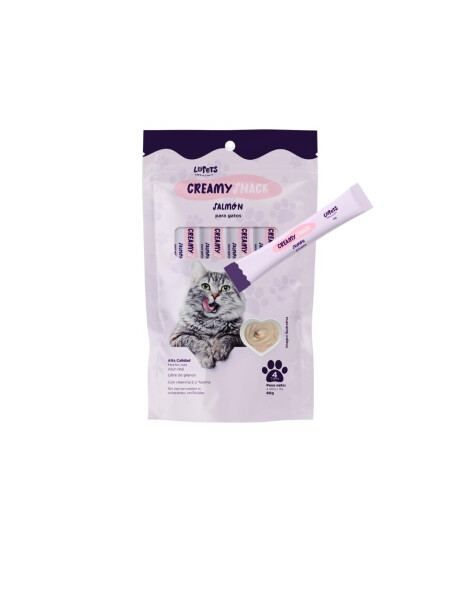 CREAMY SNACKS LOPETS GATO SEAFOOD, 60GRS CREAMY SNACKS LOPETS GATO SEAFOOD, 60GRS