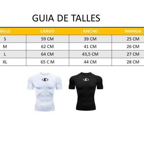 Remera Térmica K 2023 Manga Corta BLANCO