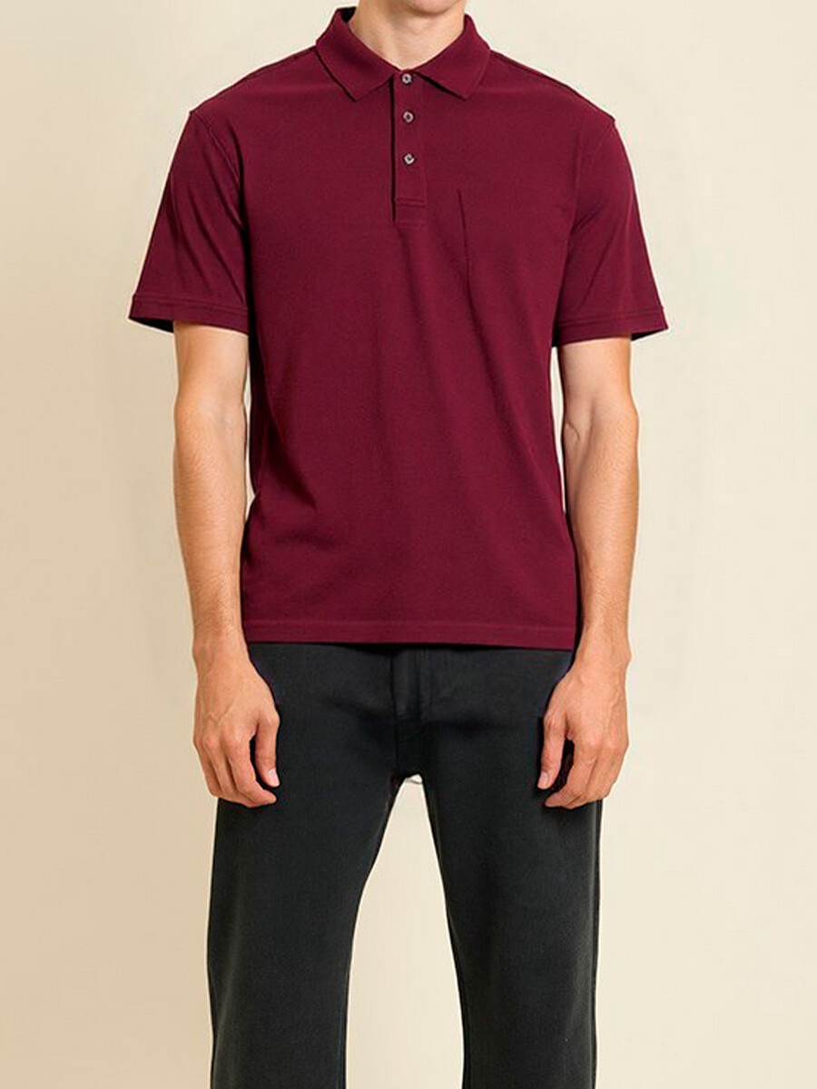 T-SHIRT POLO CORBIN - Rojo 