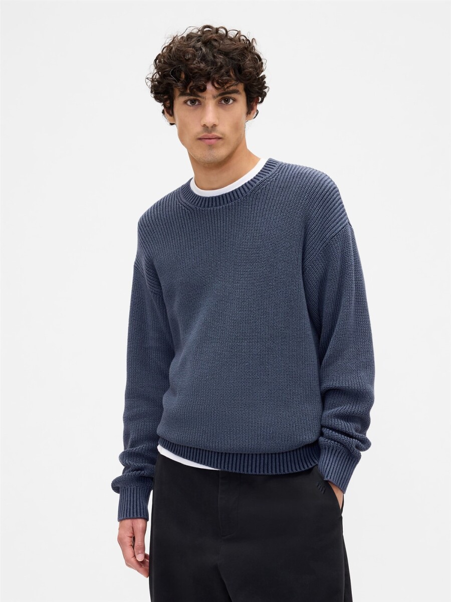 Buzo Rib Hombre - Deep Sailor Blue 