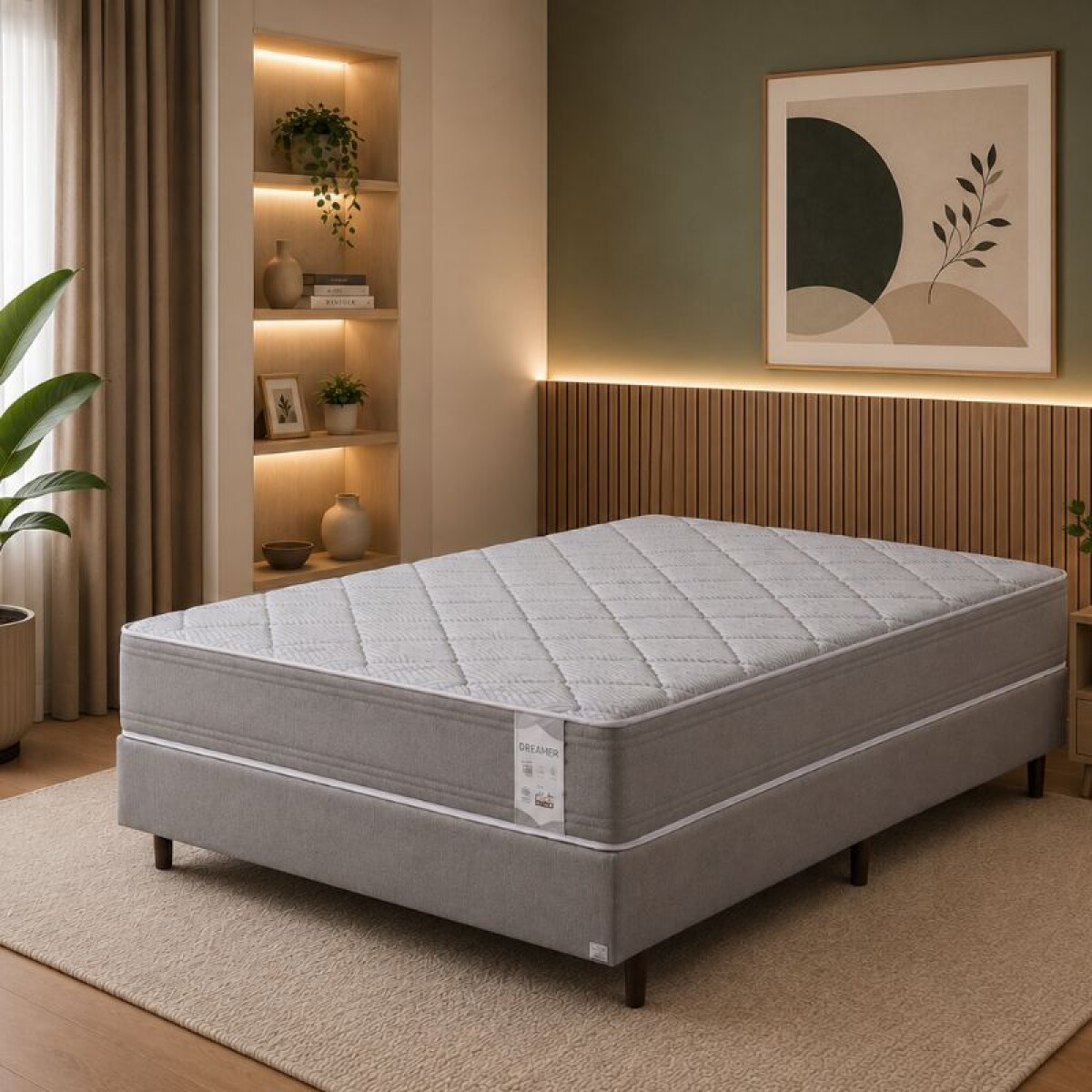 Somier de Resortes Pocket Dreamer Smart - 2 Plazas 138x188x25 