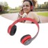 Auriculares Manos Libres Bluetooth Mp3 Radio Fm Sd Calidad Variante Color Rojo Gris