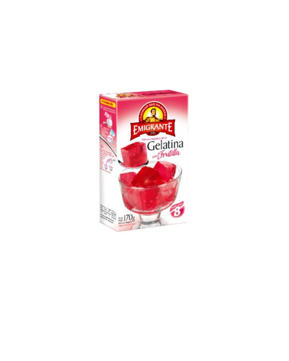GELATINA DE FRUTILLA 170GRS 