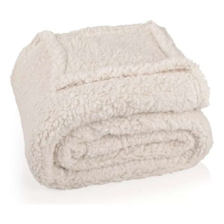 Manta Corderito 2 Plazas 180x200cm Blanco corderito