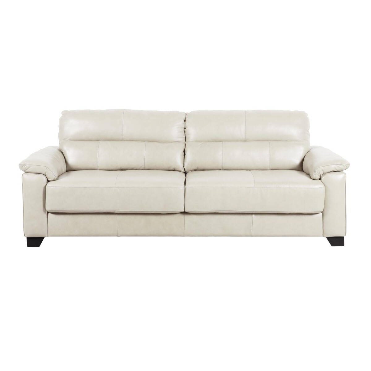 SOFA - 3 CUERPOS CUERO-100-NATURAL NATURAL-BEIGE MÓNACO CRUDO 