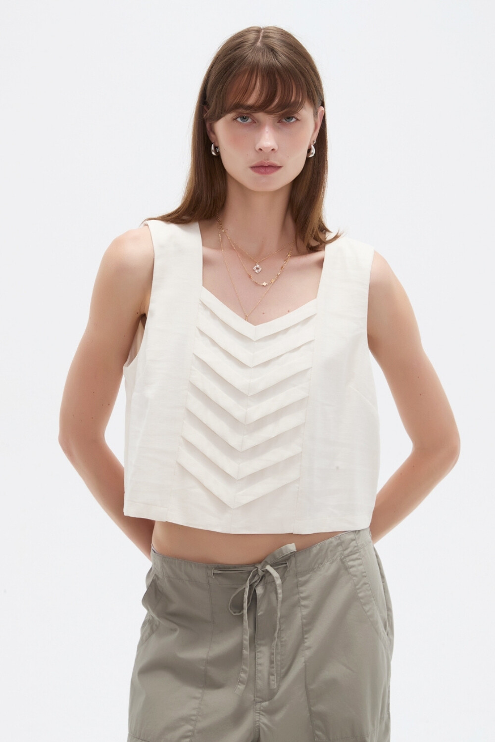 Musculosa Yindel Crudo / Natural