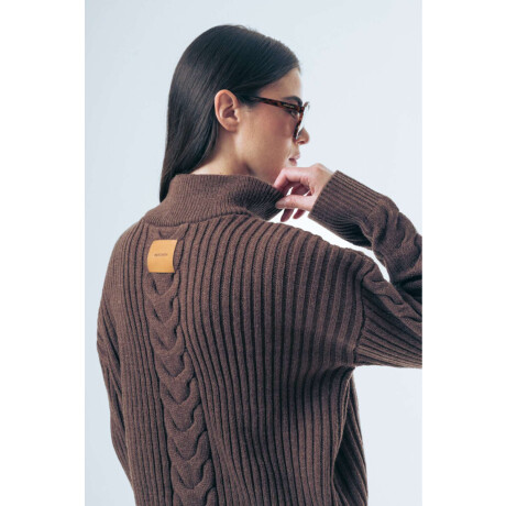 Sweater Zip Brownie