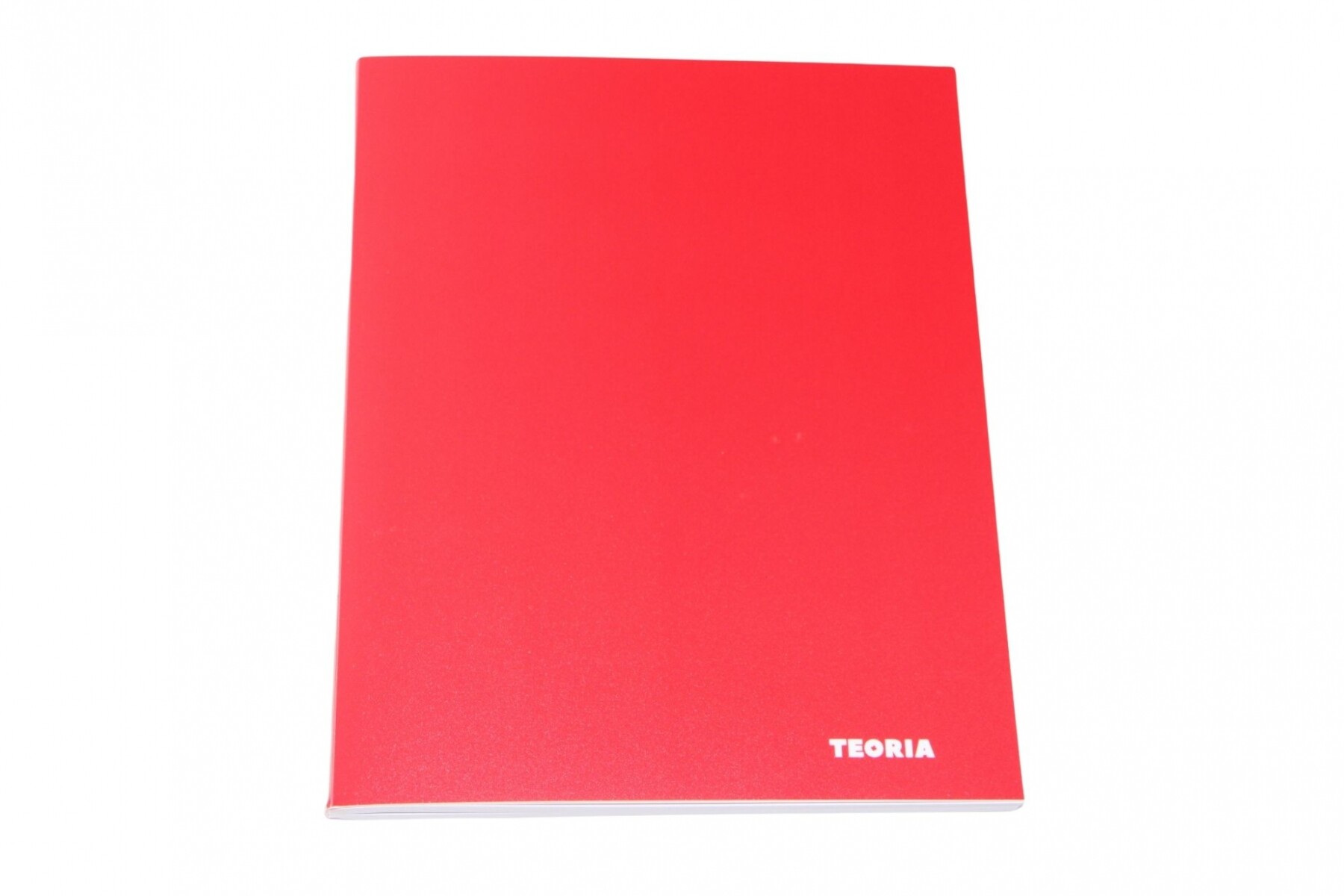 CUADERNO TEORIA 96 HOJAS TAPAS COLORES - TAPA ROJA 