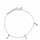 Pulsera con tres colgantes gota Pulsera con tres colgantes gota