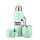 Kit Termo 750mL. Slim con Manija + Mate de Acero con Tapa Verde Agua