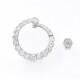 Antiguo Par De Caravanas En Platino Y Diamantes 6 Ct 1930-1950'S Antiguo Par De Caravanas En Platino Y Diamantes 6 Ct 1930-1950'S