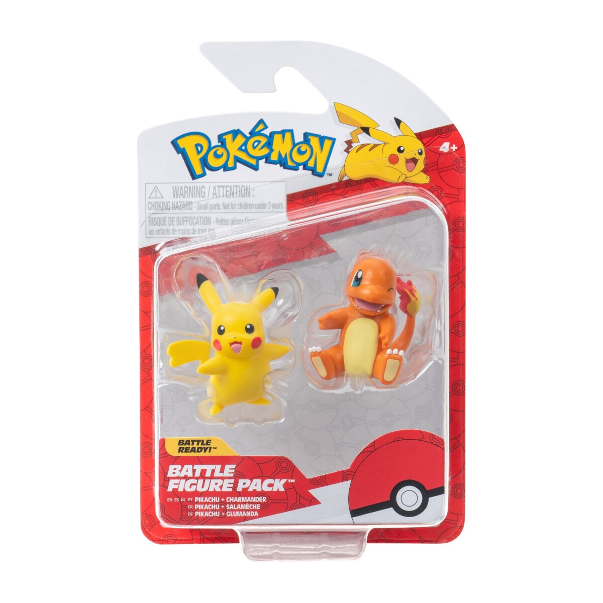 Pack de Figuras Pokémon Battle Figure – Pikachu y Charmander 