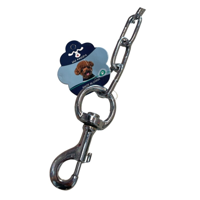 CADENA SOLDADA CON GANCHO 6 MM PARA PERROS SEGUROS CADENA SOLDADA CON GANCHO 6 MM PARA PERROS SEGUROS