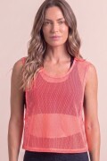 Musculosa de Red. Naranja Fluo