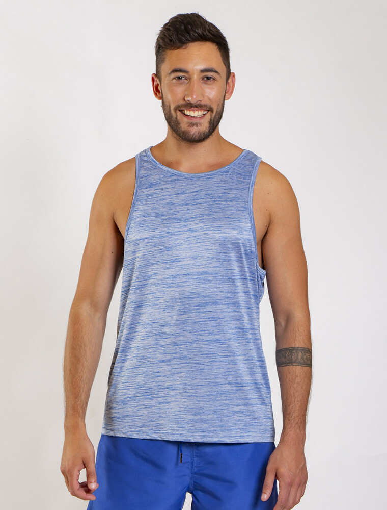 Musculosa Dry Fit MDF-21 Francia Melange/Sin Color