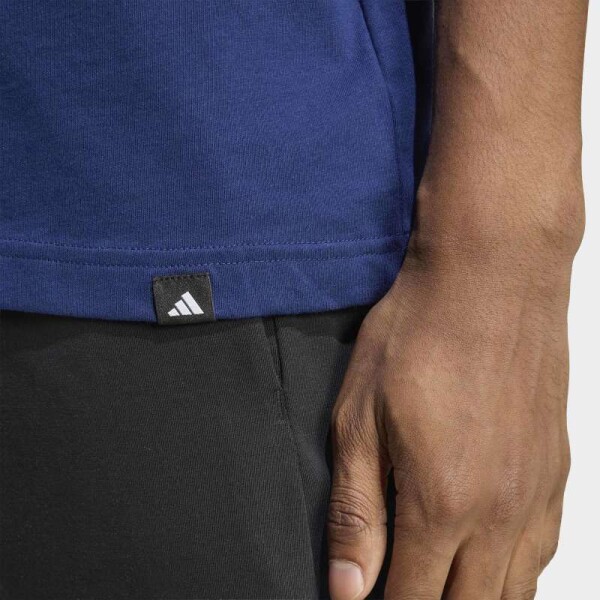 Remera Adidas Big Linear Essentials Azul