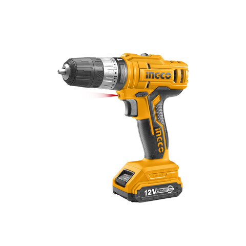 Taladro atornillador 3/8" c/percutor pro 12V ING0121