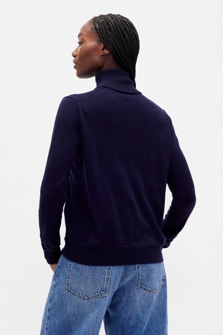 Buzo Polera Merino Mujer Navy Uniform