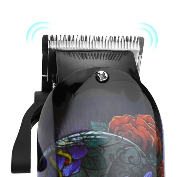 Maquina Cortapelo Profesional Inalambrica Barberia Kemei Variante Modelo Calavera 2