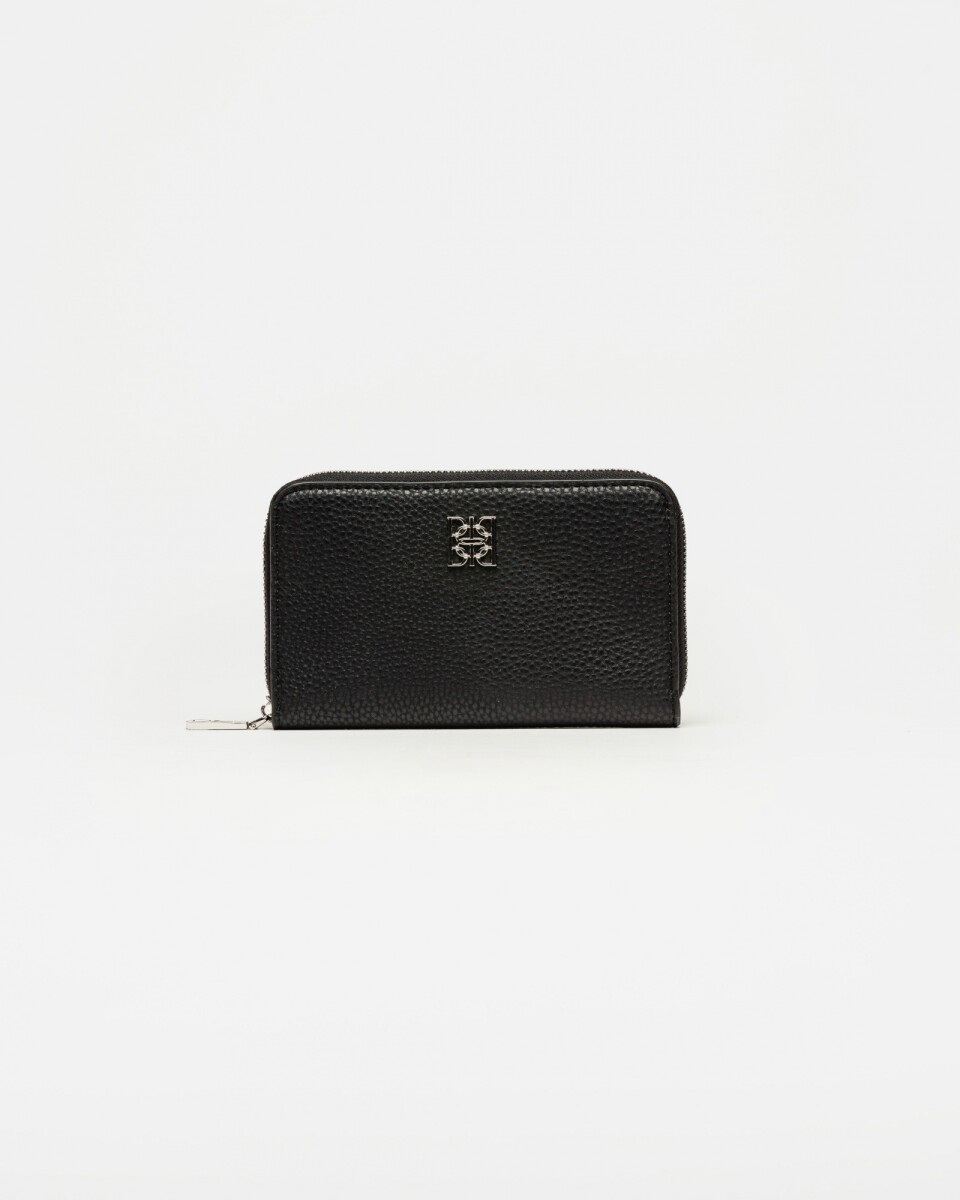 Billetera Mint en efecto cuero - Negro 