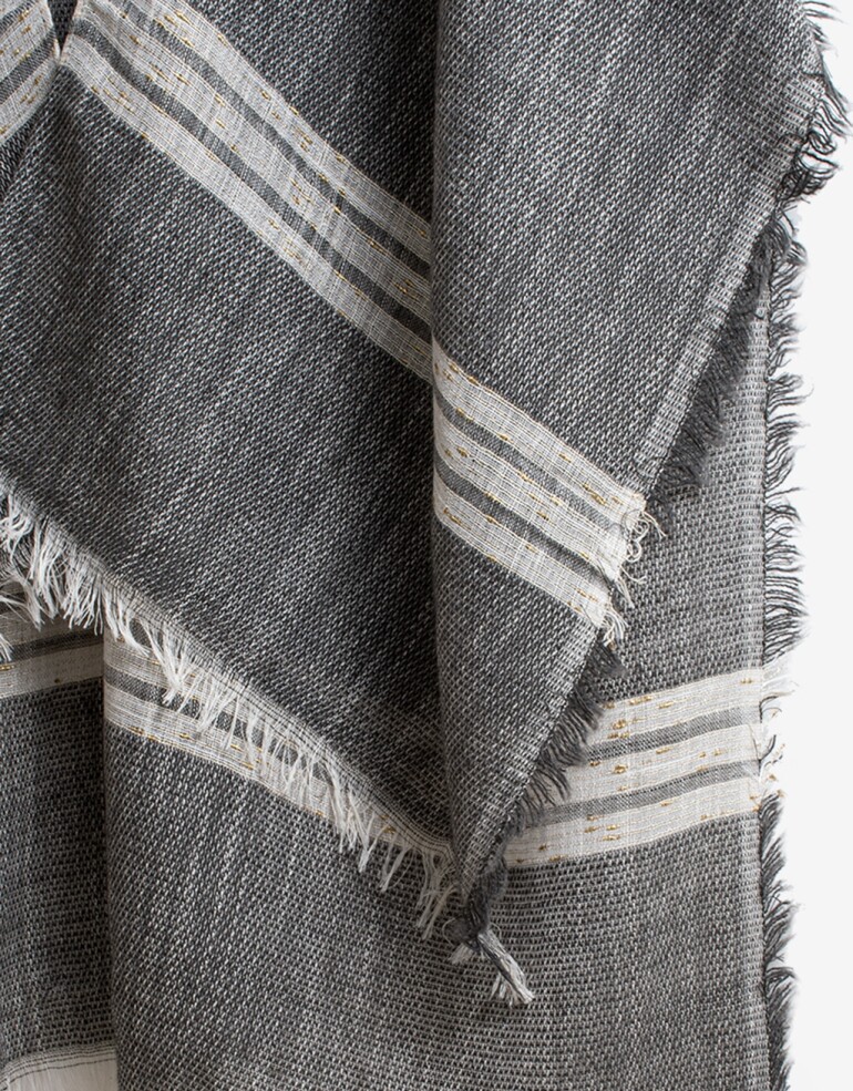 Kimonos Kimono Hilado Rayado - Combinacion Bicolor