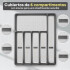 Set de 24 Cubiertos IMBACK IBK-HMJ077 | Acero Inoxidable con Cubertero Organizador de 6 Compartimentos Set de 24 Cubiertos IMBACK IBK-HMJ077 | Acero Inoxidable con Cubertero Organizador de 6 Compartimentos