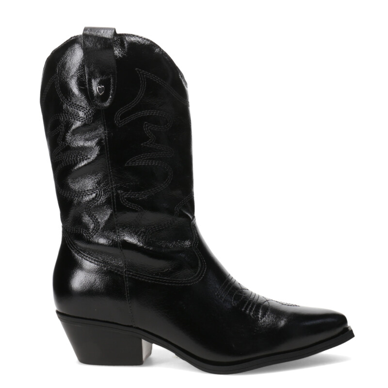 Bota de Mujer Bottero caña media tejana 347706 Negro