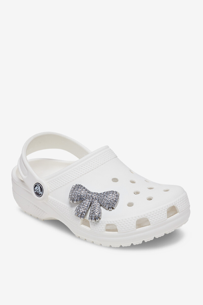 JIBBITZ CROCS BLING BOW Plata