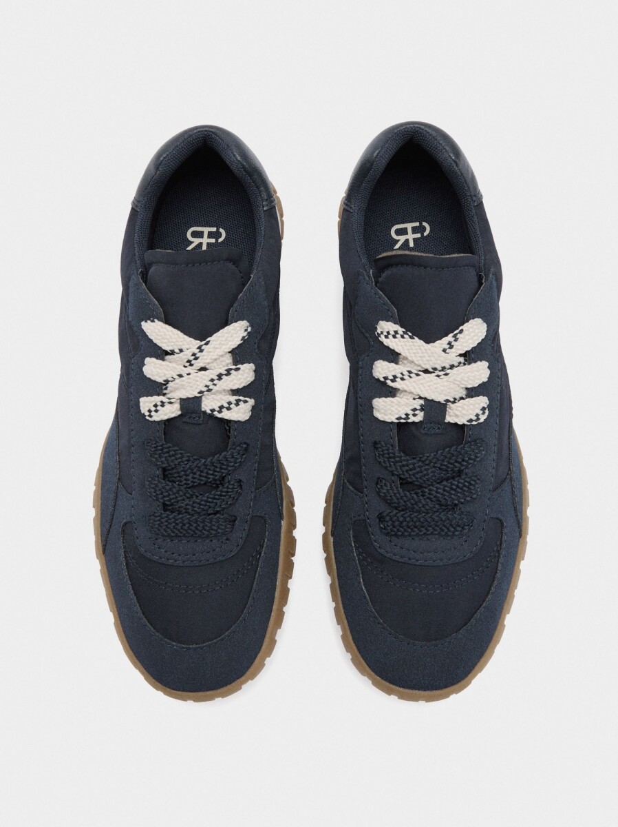 Zapatillas Monocromáticas - azul-marino 