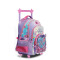 Mochila Footy PLACES 18" CARRO con Luz Led Lila - Rosa