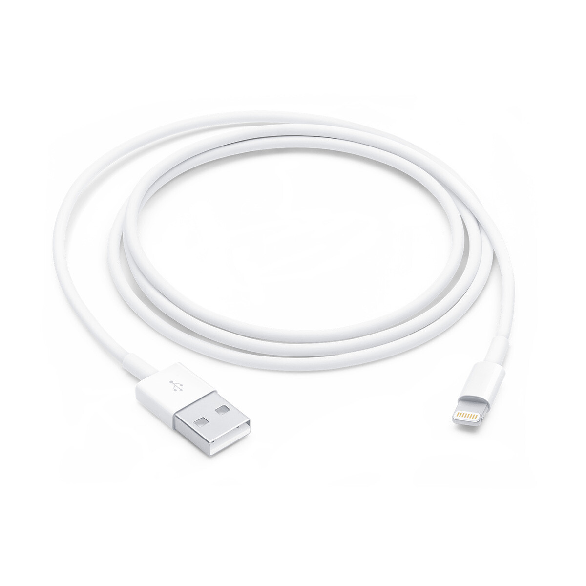 Cable de carga Lightning a USB-A para iPhone Apple Original - Blanco 