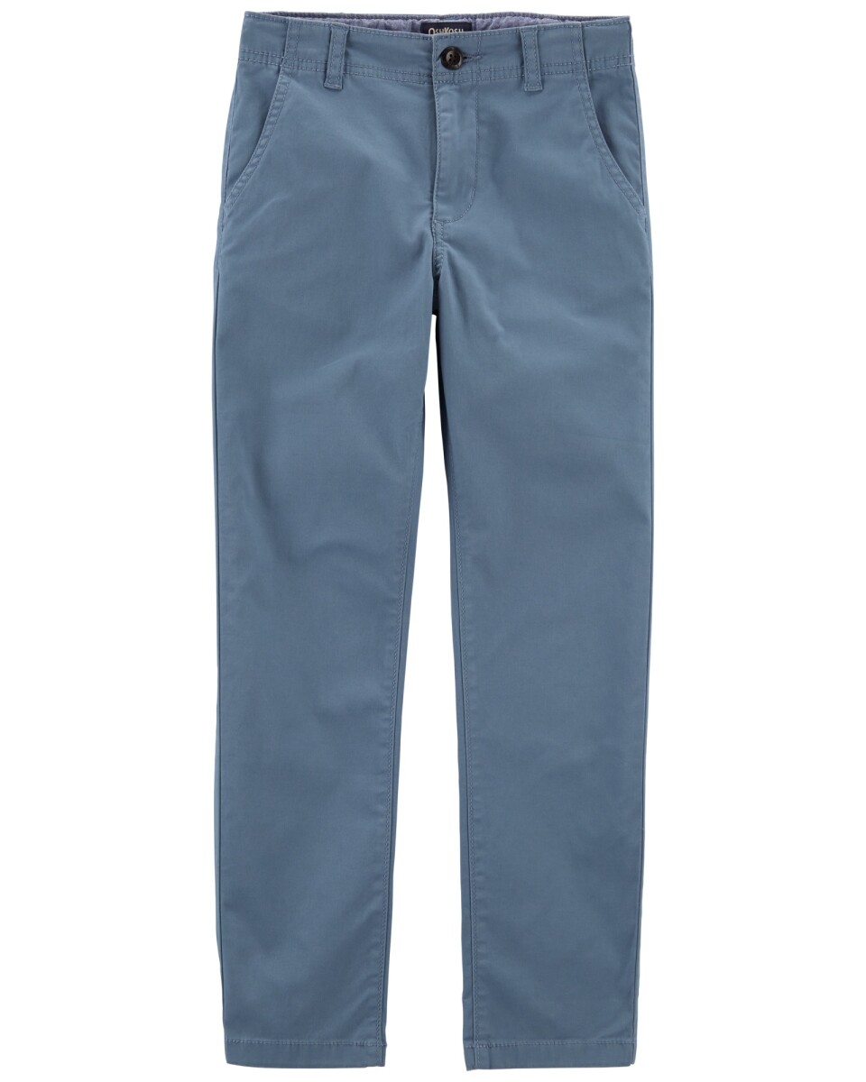 Pantalón de sarga elastizada rectos 
