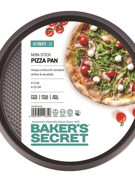 ASADERA PIZZA ANTIAD. D35x2CM ULTIMATE NEGRO ASADERA PIZZA ANTIAD. D35x2CM ULTIMATE NEGRO