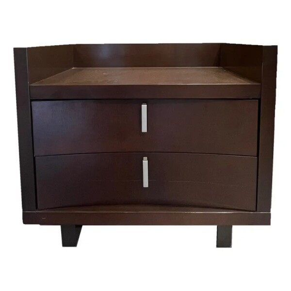 Mesa de luz con 2 cajones - MERCADERIA CON DETALLES Mesa de luz con 2 cajones - MERCADERIA CON DETALLES