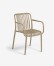 Silla de exterior Isabellini beige