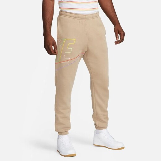 Pantalon Nike Moda Hombre Club+ BB Cf Mvf Khaki S/C