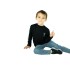 T'SHIRT NIÑO 6-14 NEGRO